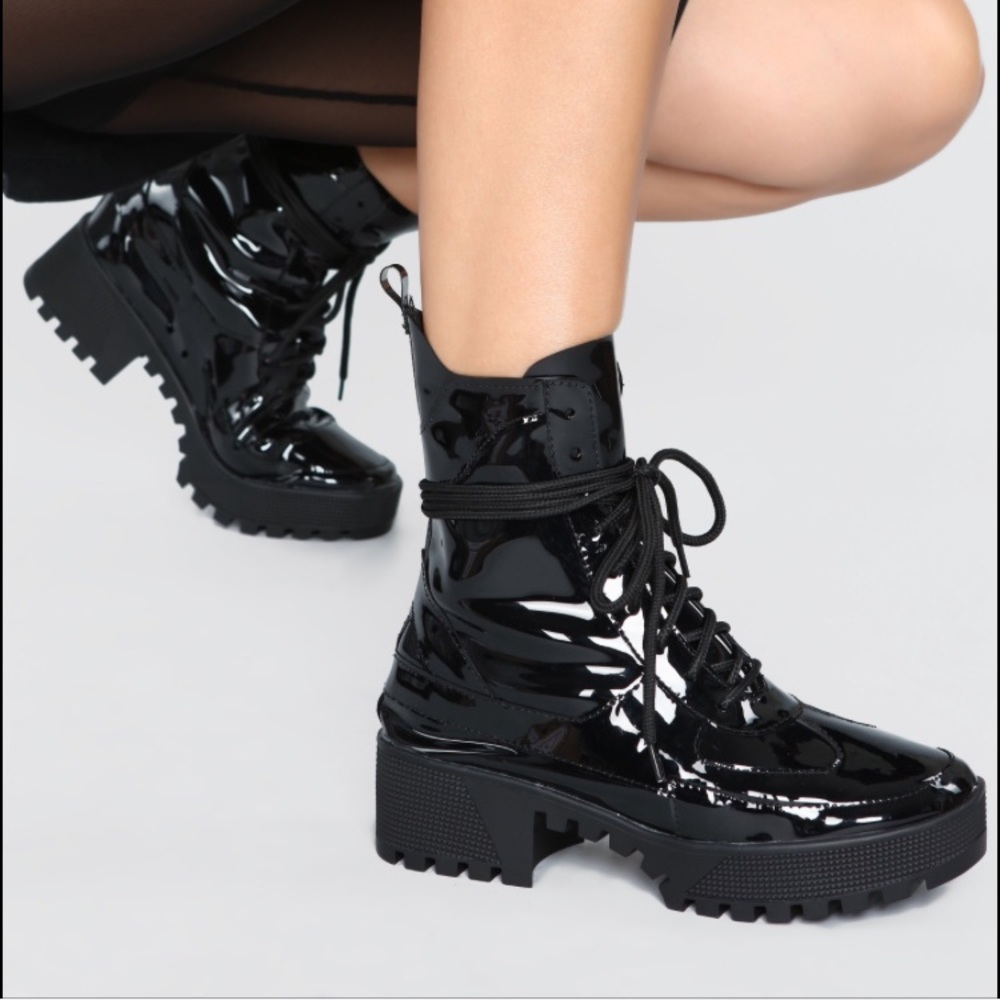 PVC Platform Bootie
